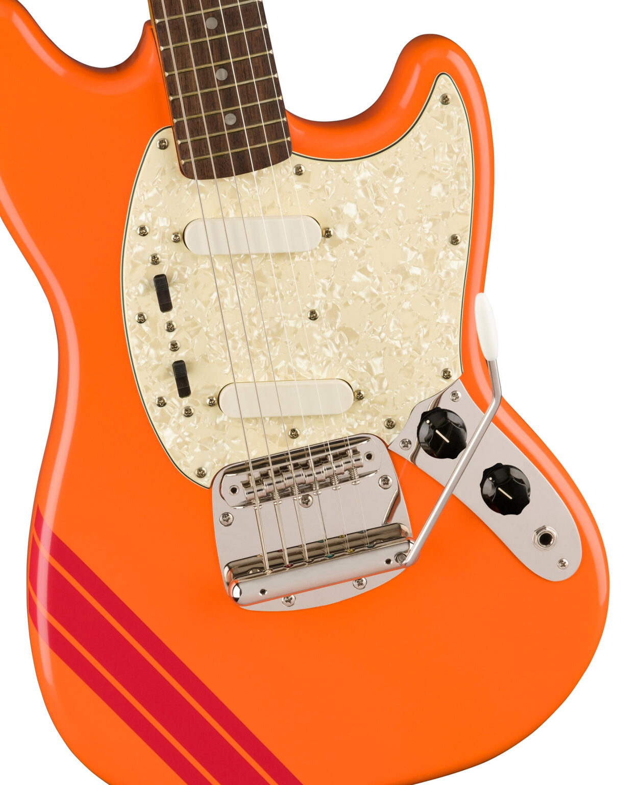 Squier FSR Classic Vibe 60s Competition Mustang Capri Orange Dakota Red