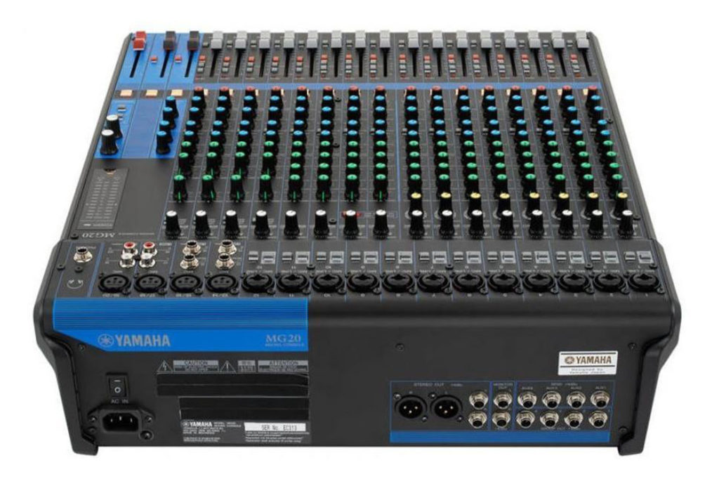 Yamaha MG20XU 20channel Analog Mixer with USB and FX Music Machine