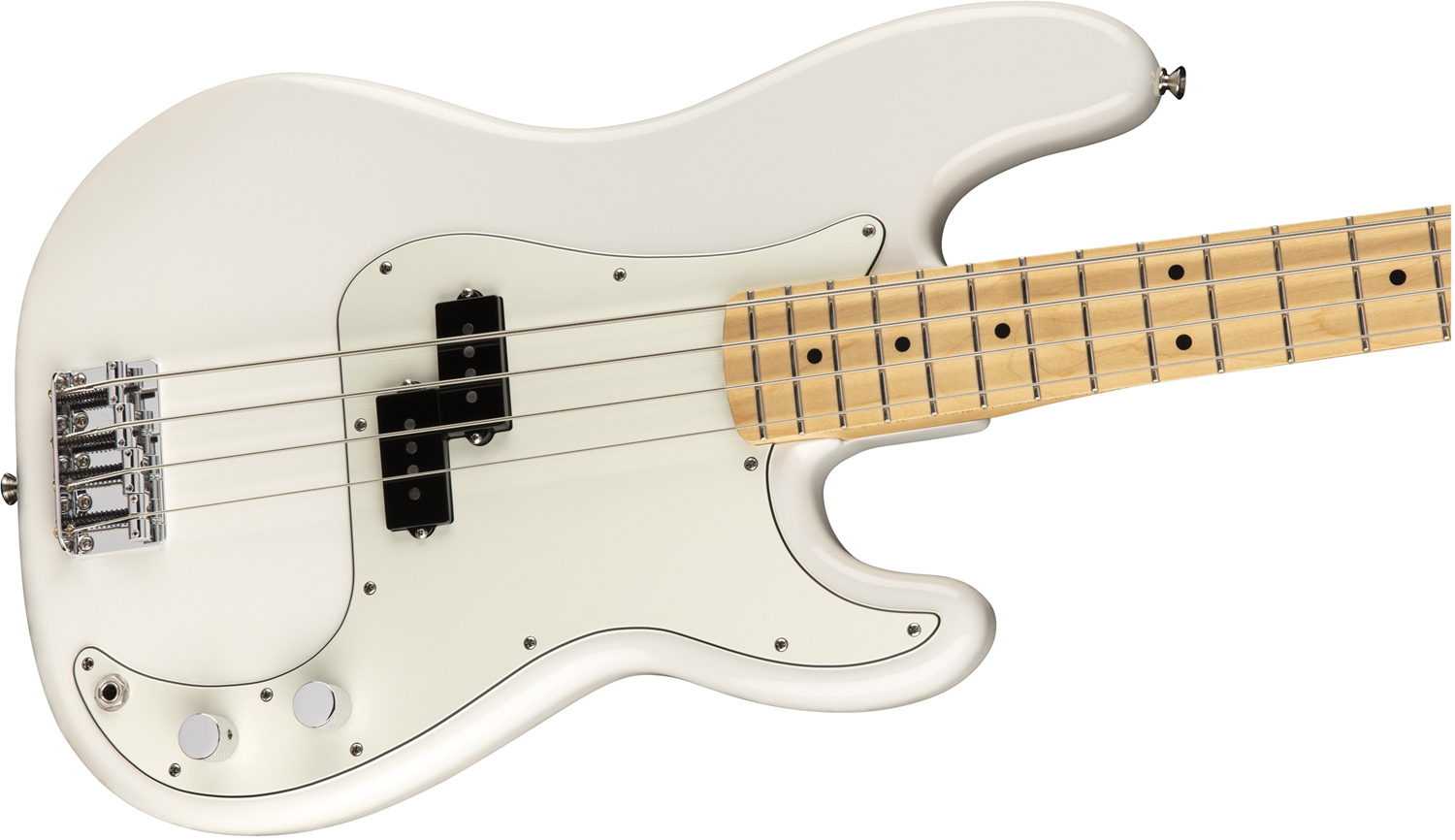 Fender Player Precision Bass Polar White Maple Fretboard Music Machine Musical Instruments 0353