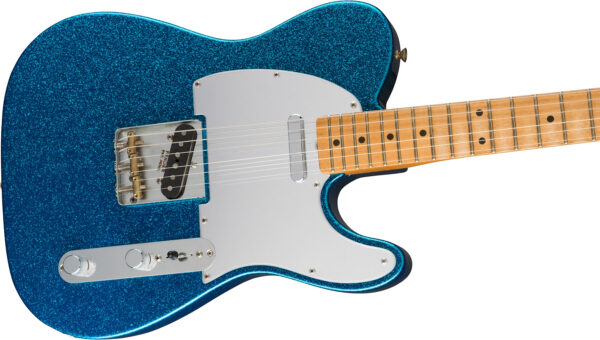 Fender J Mascis Telecaster Bottle Rocket Blue Flake Maple Fretboard - Image 3