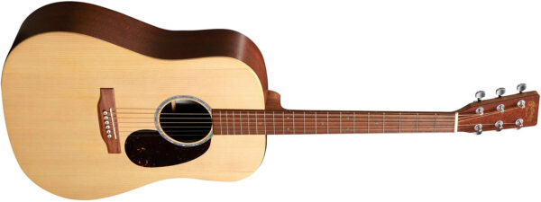 Martin D-X2EMAH Dreadnought Acoustic Electric Guitar Figured Mahogany Pattern - Image 3