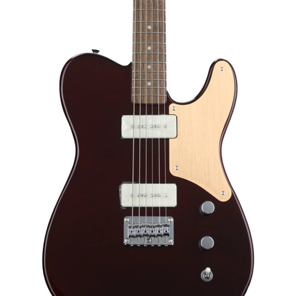 Squier Paranormal Baritone Cabronita Telecaster - Oxblood - Image 2
